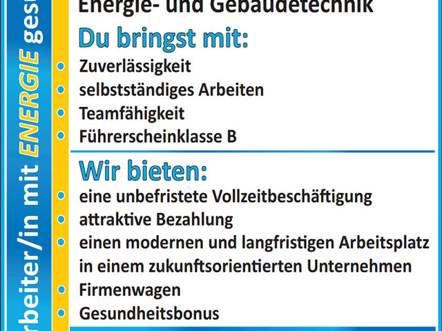 Elektroniker, Energie- & Gebäudetechnik (m/w/d)